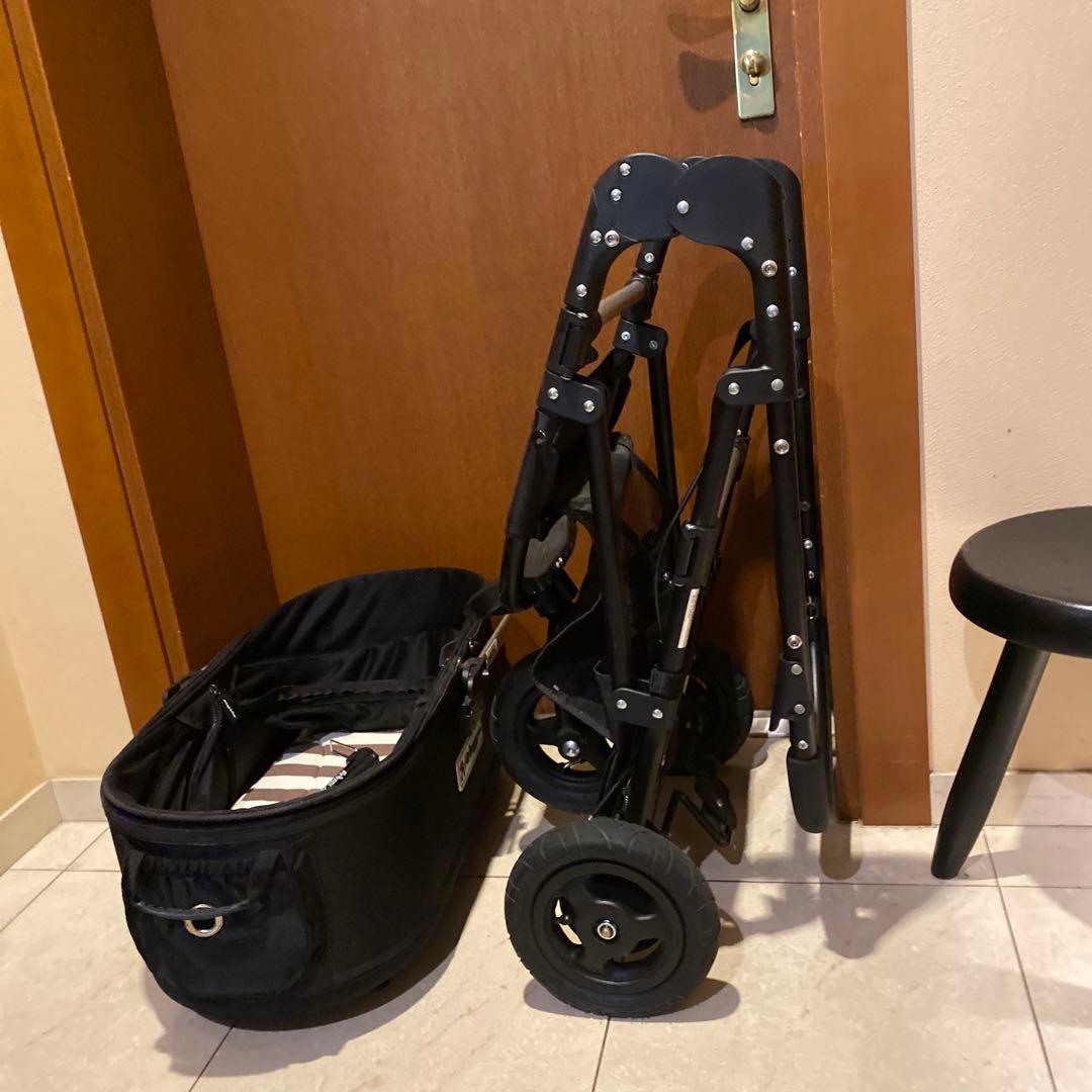 犬用AirBuggy ブラック 犬用 タイヤ交換済