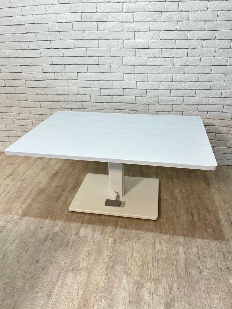 ①【東京都内23区配送無料】昇降テーブル　ダイニング　センター　リビング　食卓