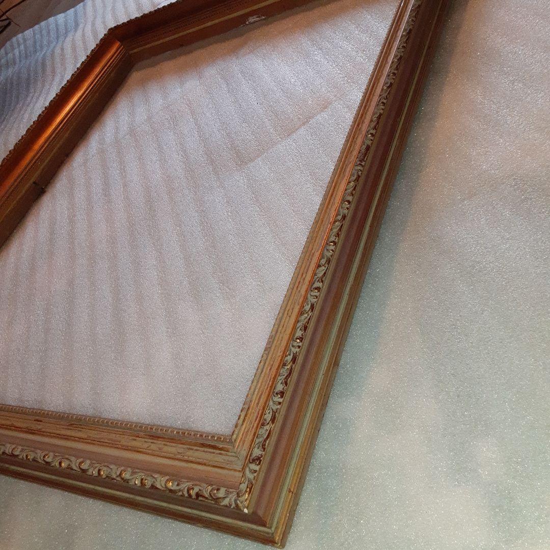 額縁　F12号　61×50.5　木製　フレーム　縁のみ