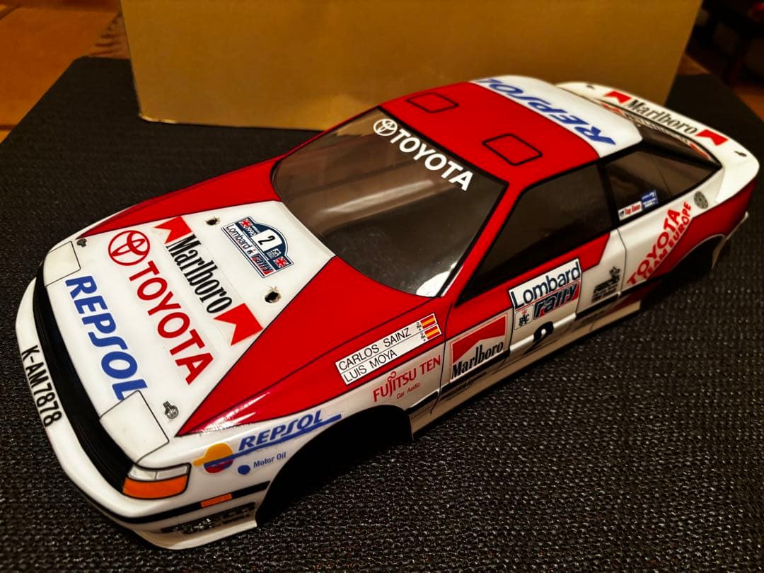 タミヤ　セリカGT-FOUR （ST165）塗装済み未走行ボディ（TT02用）