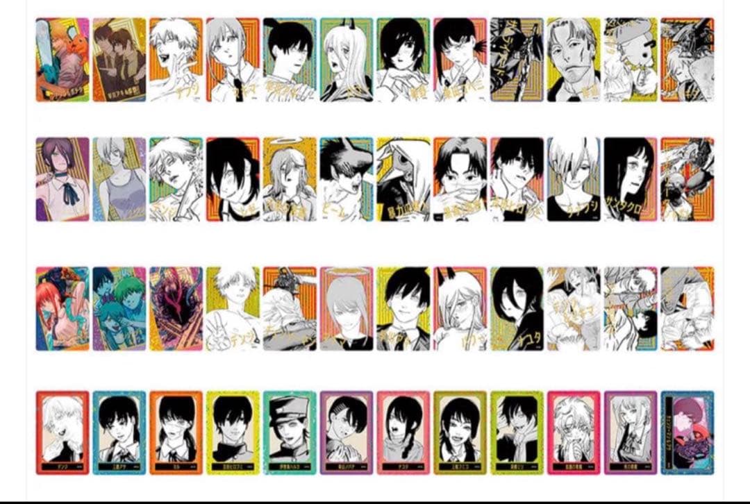 チェンソーマン　箔押しクリアカードコレクション　コンプリート　ジャンプフェスタ