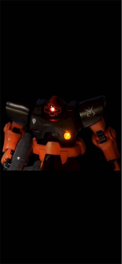 1/60 HY2M MS-09RS シャア専用 リック・ドム ガンプラ 発光