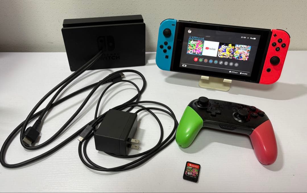 り*ゅ様 任天堂スイッチ スプラトゥーン2 プロコンローラーセット！