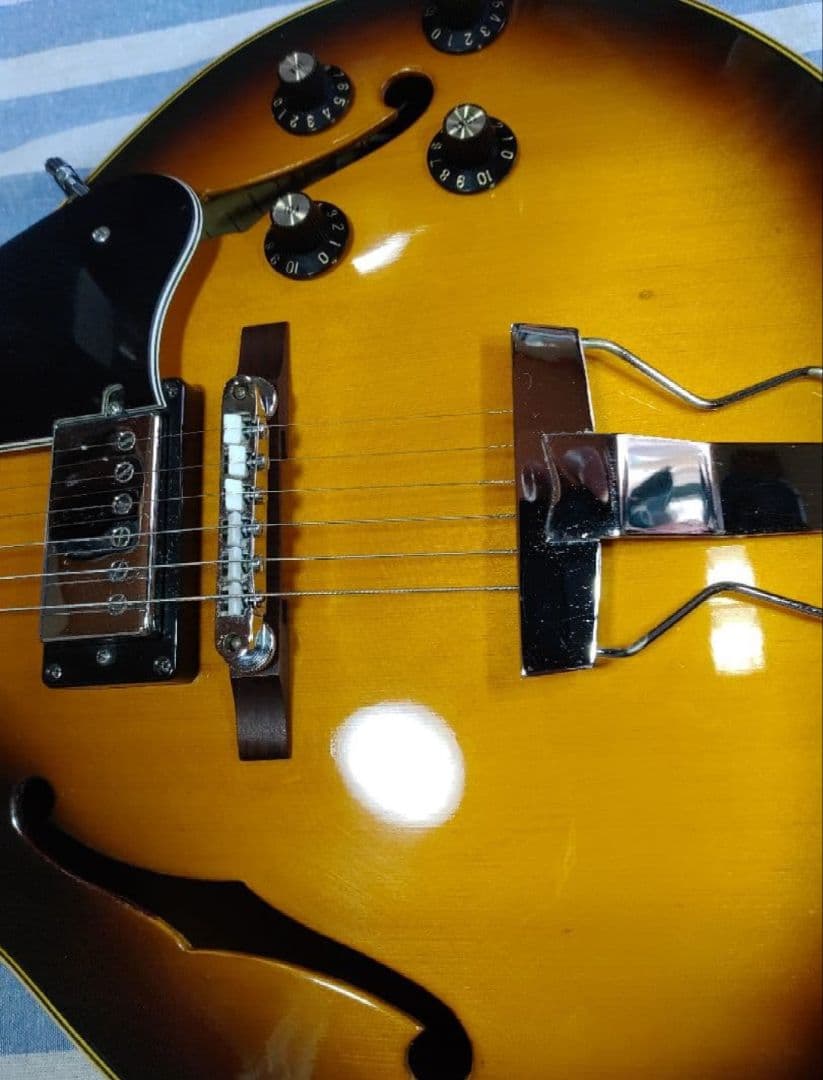 Greco S-50 グネコロゴの ES-175タイプのフルアコ少し難アリ