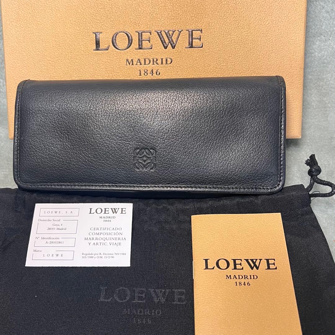ロエベ LOEWE 二つ折り長財布 AMAZONA 113.95.F11