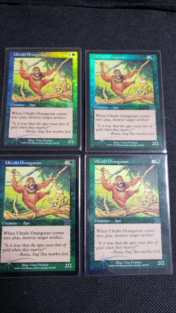 MTG ウークタビー・オランウータン 英語 foil プロモ 4枚セット