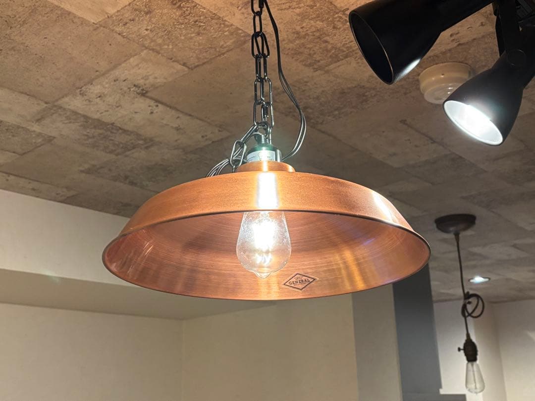 GENERAL ペンダントライト 銅色 メルクロス