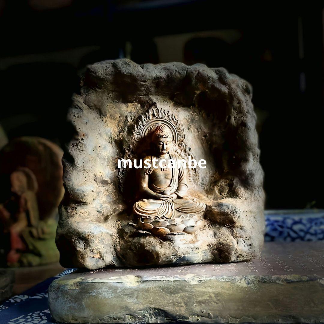 石像 仏像 阿弥陀仏 応接間 装飾 茶室 禅意 奉納 置物