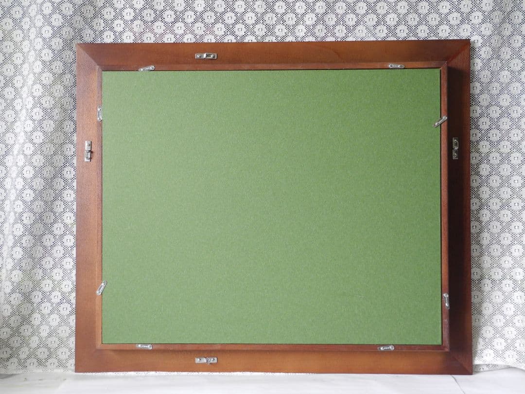 油彩画 白馬風景