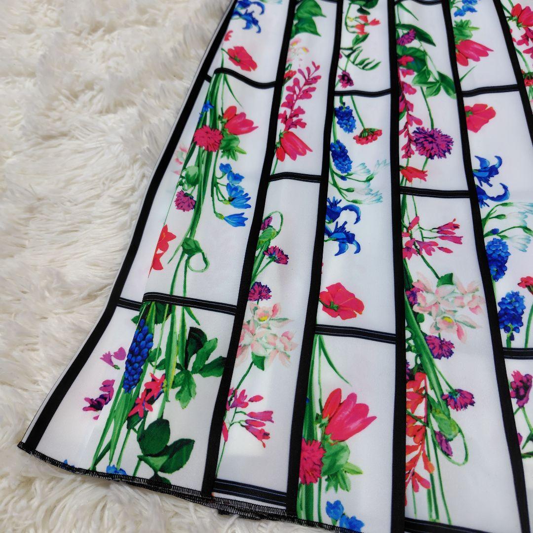 【タグ付き♡定価8.5万】タダシショージ　プリーツフローラルドレス　アンミカ着用