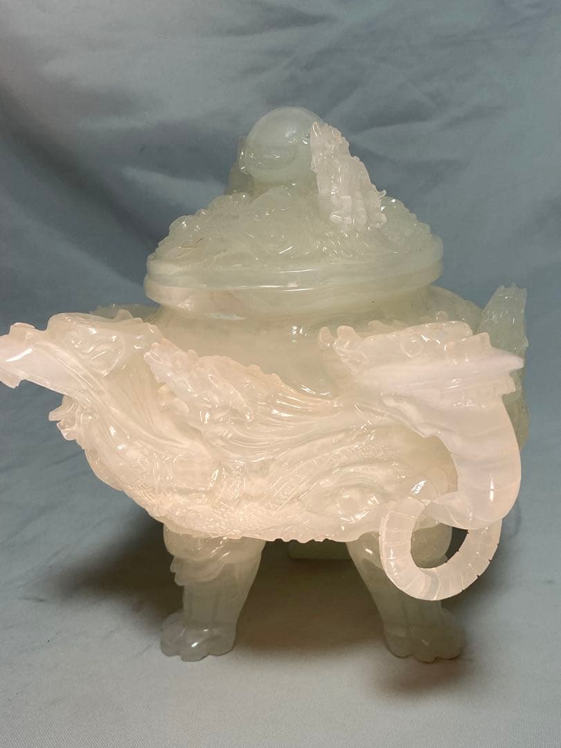 2634❣️ 白玉香炉　中国青海