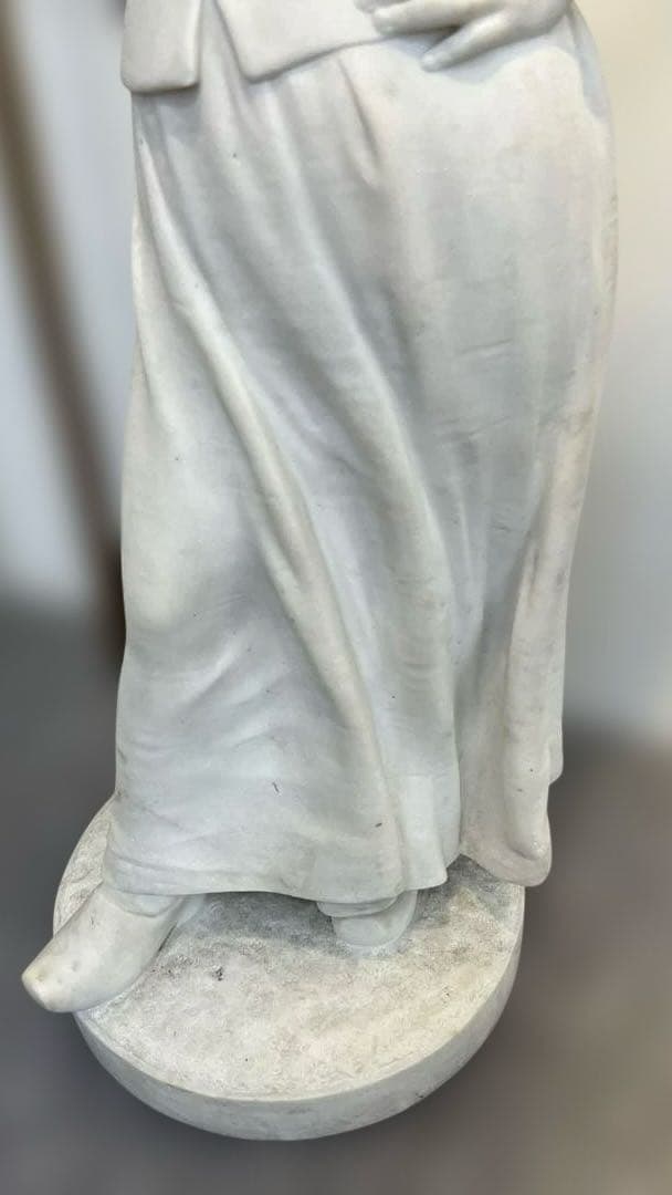 専用アルフレド・ブーシュ「農婦大理石38.4kg高さ81㎝東な8-0106☆1F