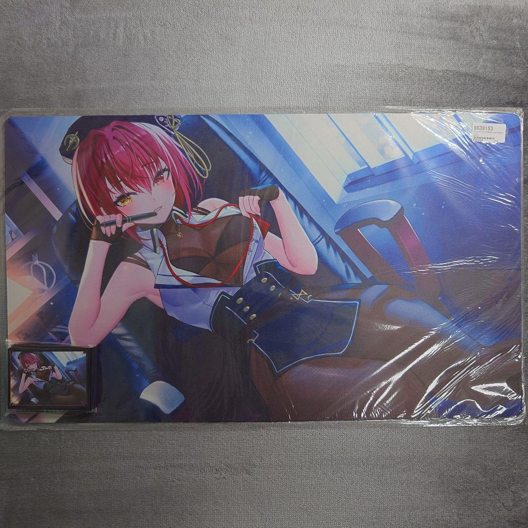 α3 ホロライブ 社長服&万年筆 宝鐘マリン スリーブ&プレイマット