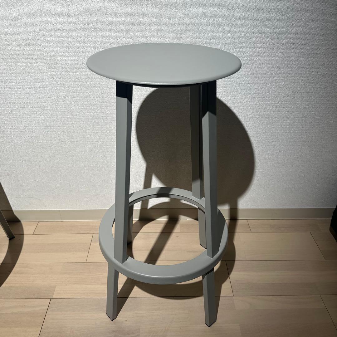 HAY REVOLVER BAR STOOL / HIGH グレイ スカイグレー