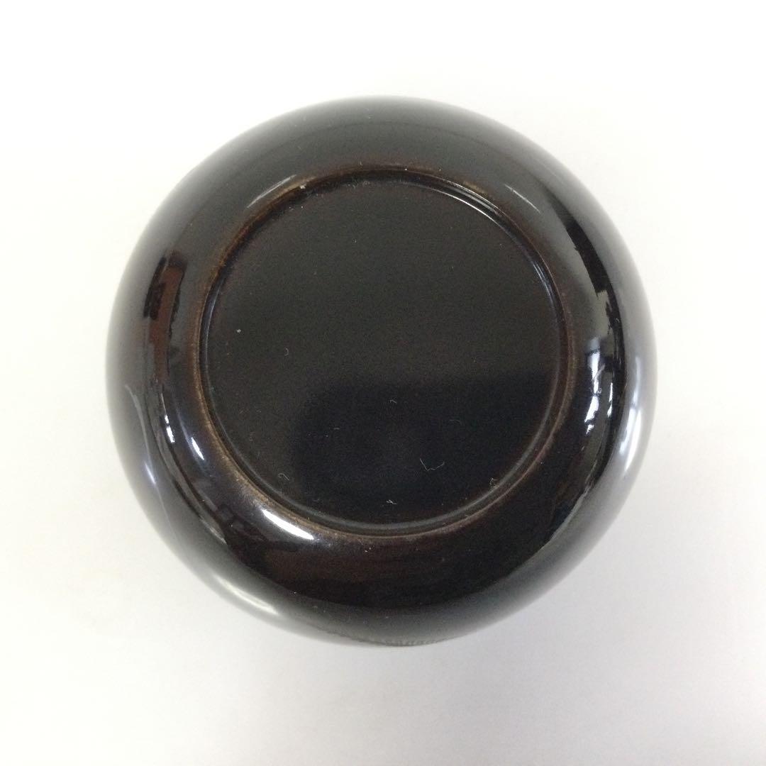 羊歯葉蒔絵棗 木製真塗 銘無し 茶道具 シダ植物 T707