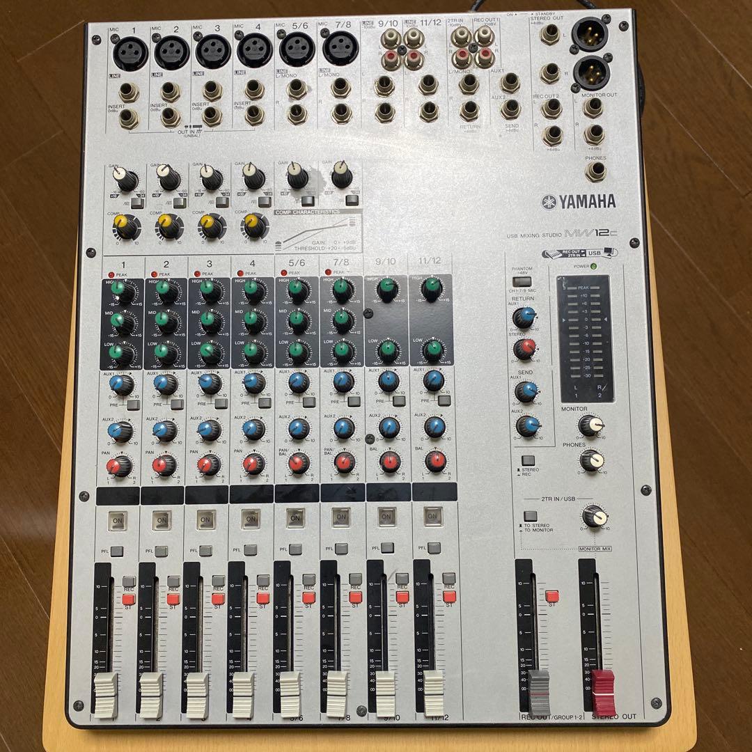YAMAHA　MW12C　アナログミキサー　AC付き　通電確認