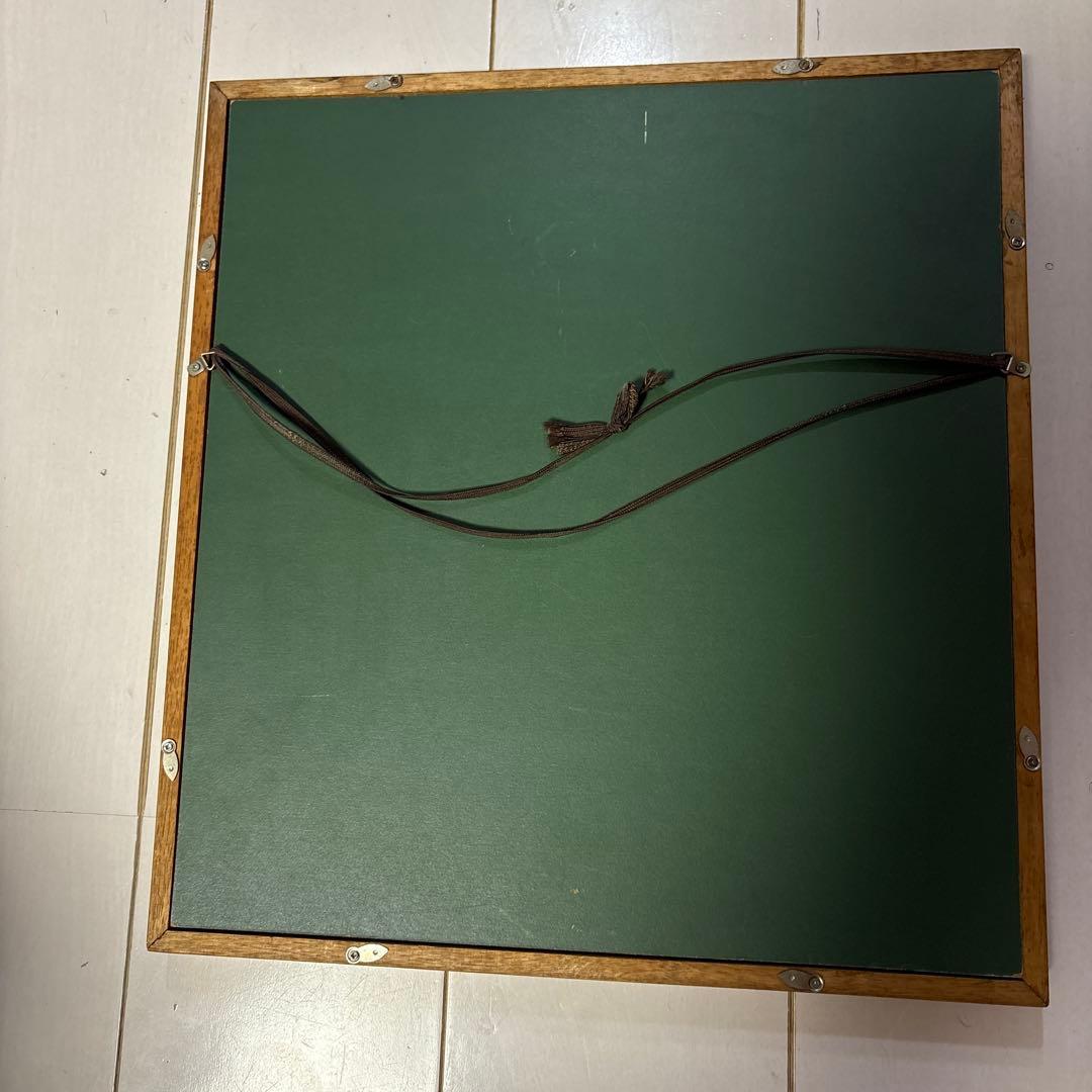 水彩画　遠藤ミマン　約30cm x 25cm「樽前、白鳥」