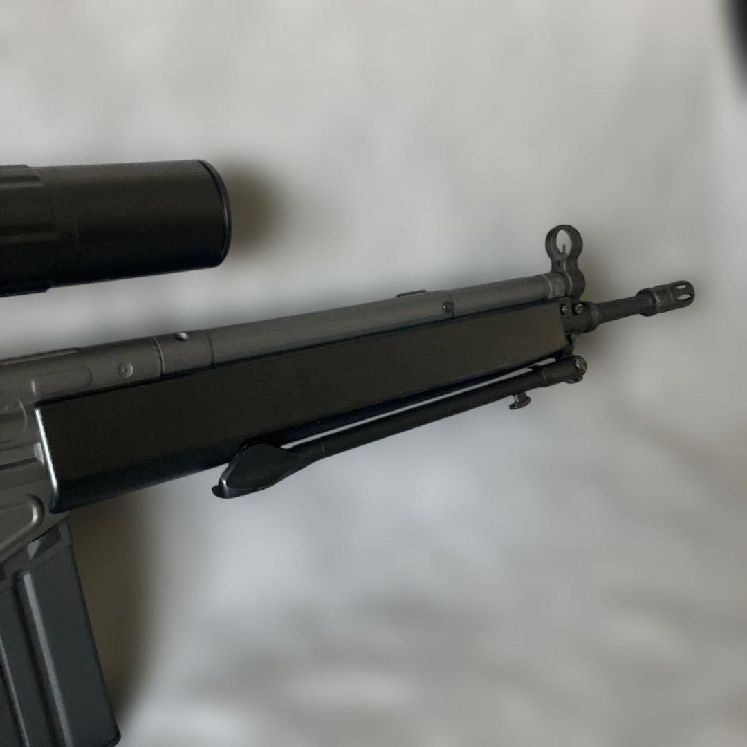 東京マルイ電動ガン g3sg1美品スコープ　バッテリー変換アダプター付新品セット