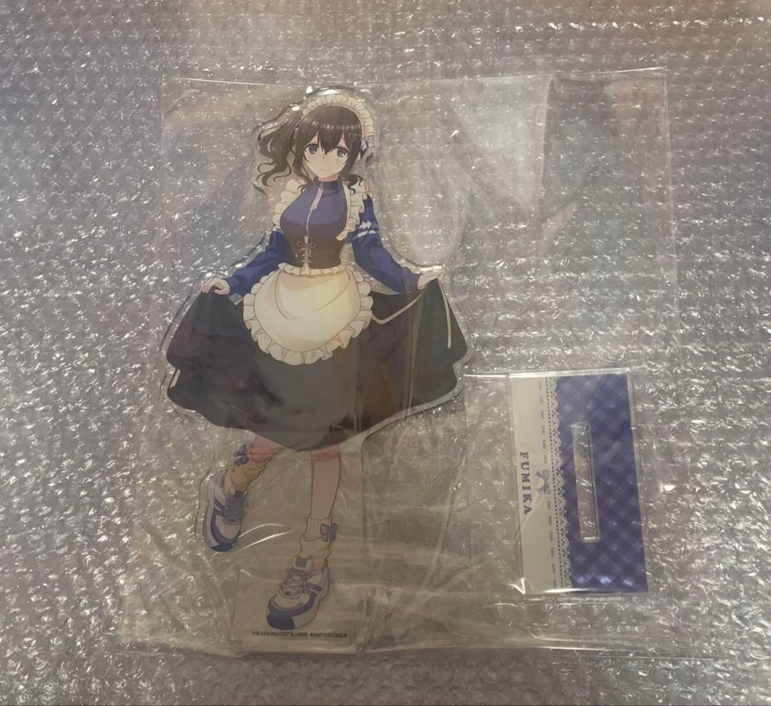 アイドルマスター 抽選会 当選品 A賞 特大 アクリル フィギュア 鷺沢文香