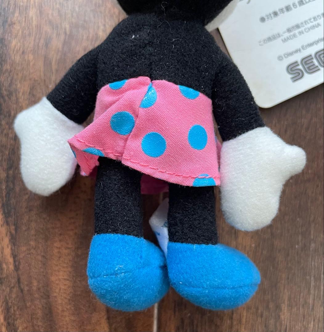 非売品　SEGA ミニーマウス　タグ付き　ぬいぐるみ　キーホルダー