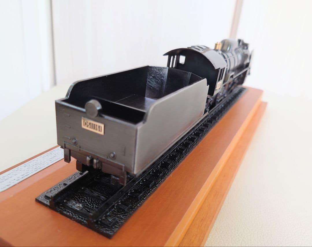 D51型蒸気機関車 1/60スケール 模型 金属製
