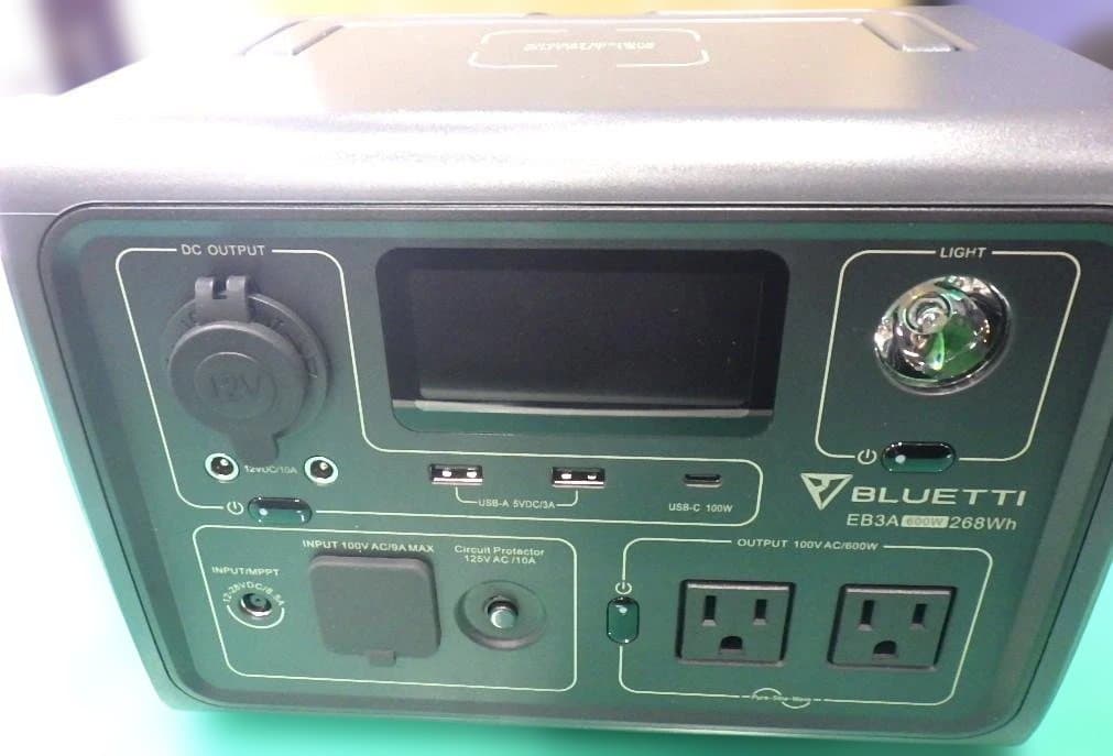 ポータブル電源 　BLUETTI EB3A グレー　NO.8
