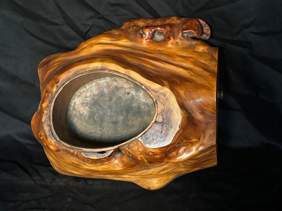 天然木製手火鉢 自然木