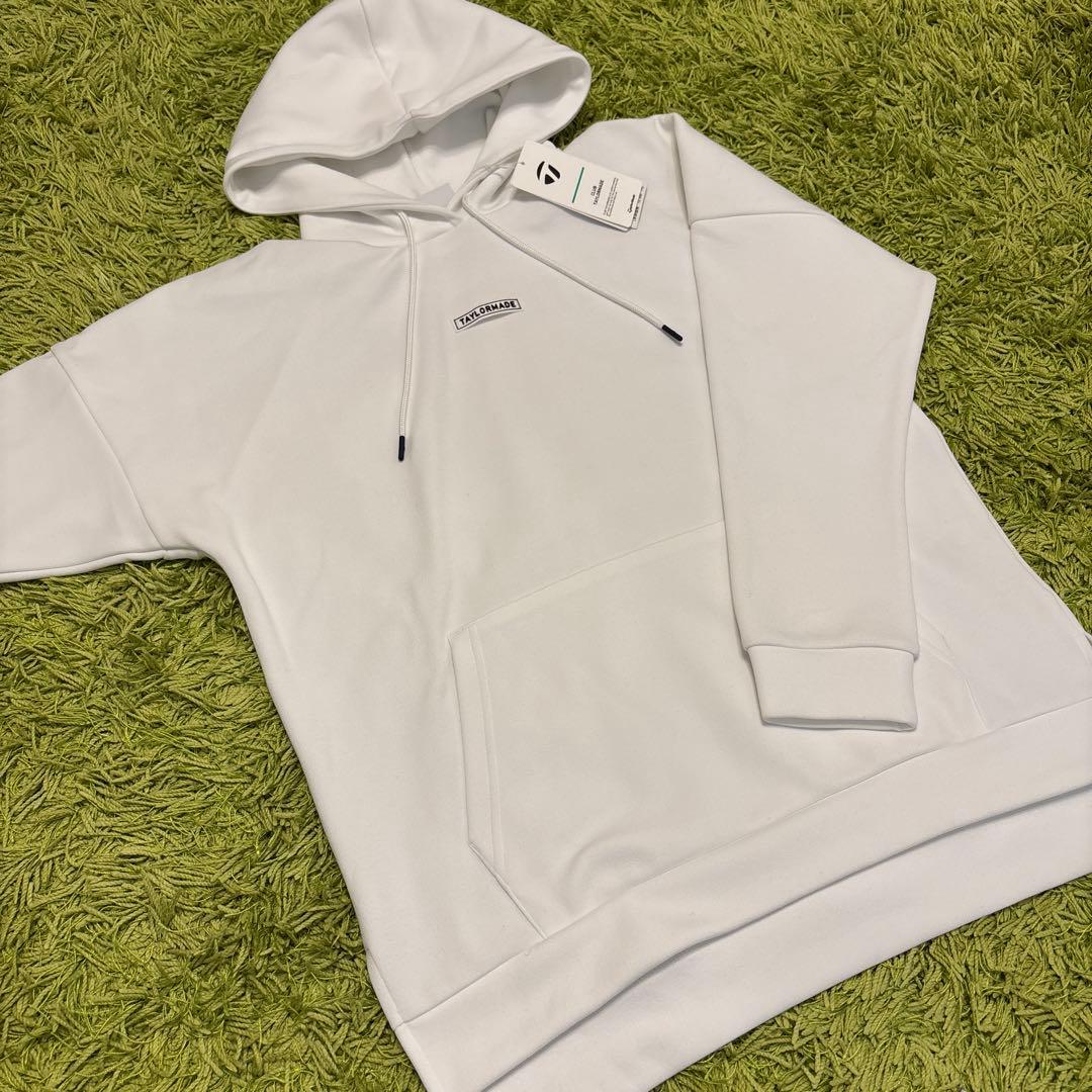 【TaylorMade】新品✨S フード付きロゴトレーナー　スリット付き　秋冬