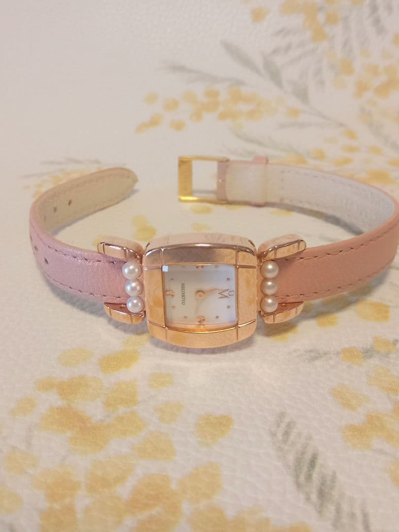 ミキモトの腕時計　電池交換済み！ベルト２本付き！