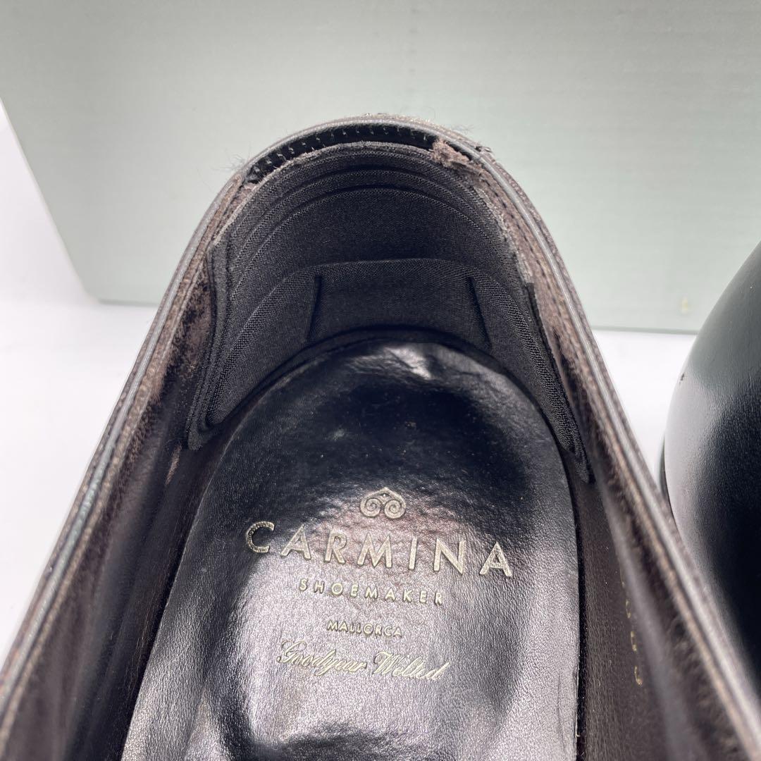 箱付き✨カルミナ　ストレートチップ　ダブルモンク　革靴　27.5cm ビジネス