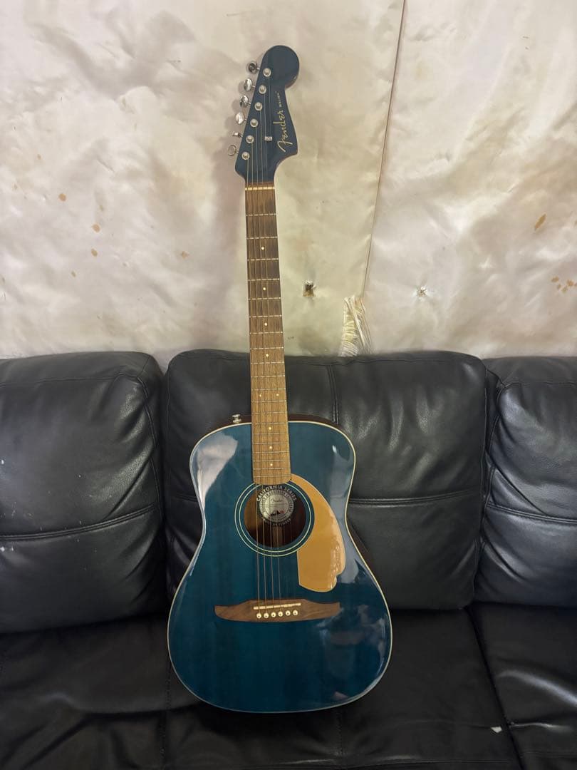 Fender Malibu 青 アコースティックギター