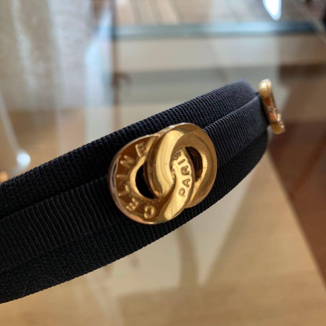 CELINE ダブルサークルロゴカチューシャ