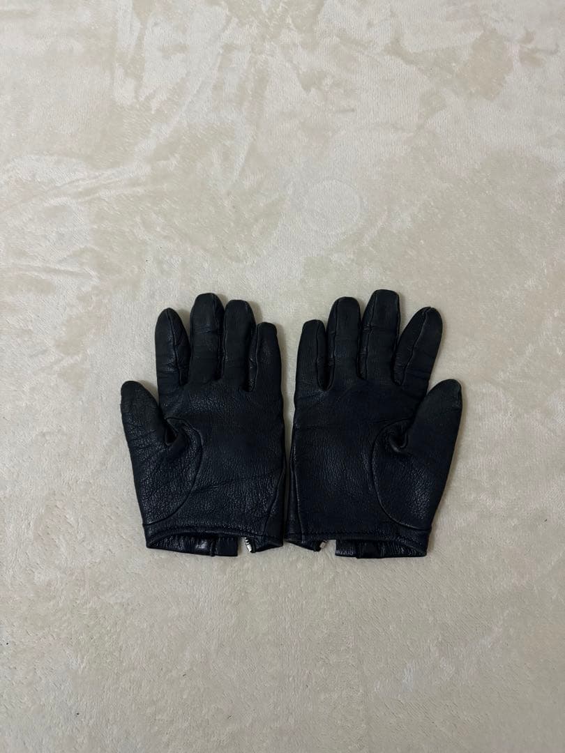 CHROME HEARTS クロムハーツDAGGERレザー 手袋　グローブ