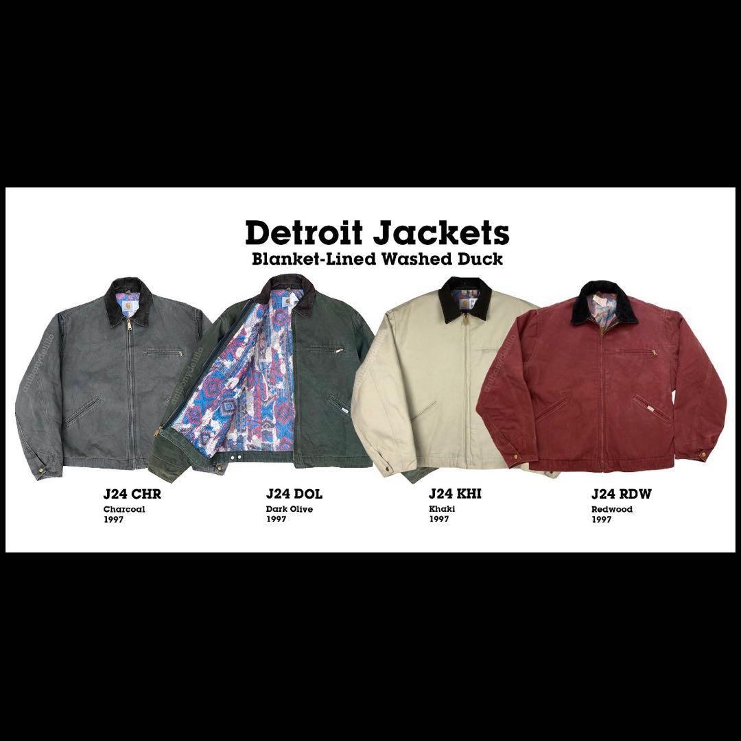 90s 希少 carhartt デトロイトジャケット J24 DOL 1997