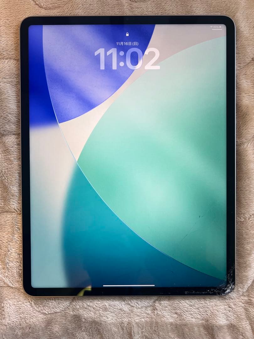 iPad Pro 第6世代(12.9インチ) 画面ひび割れ(お値下げ可能)