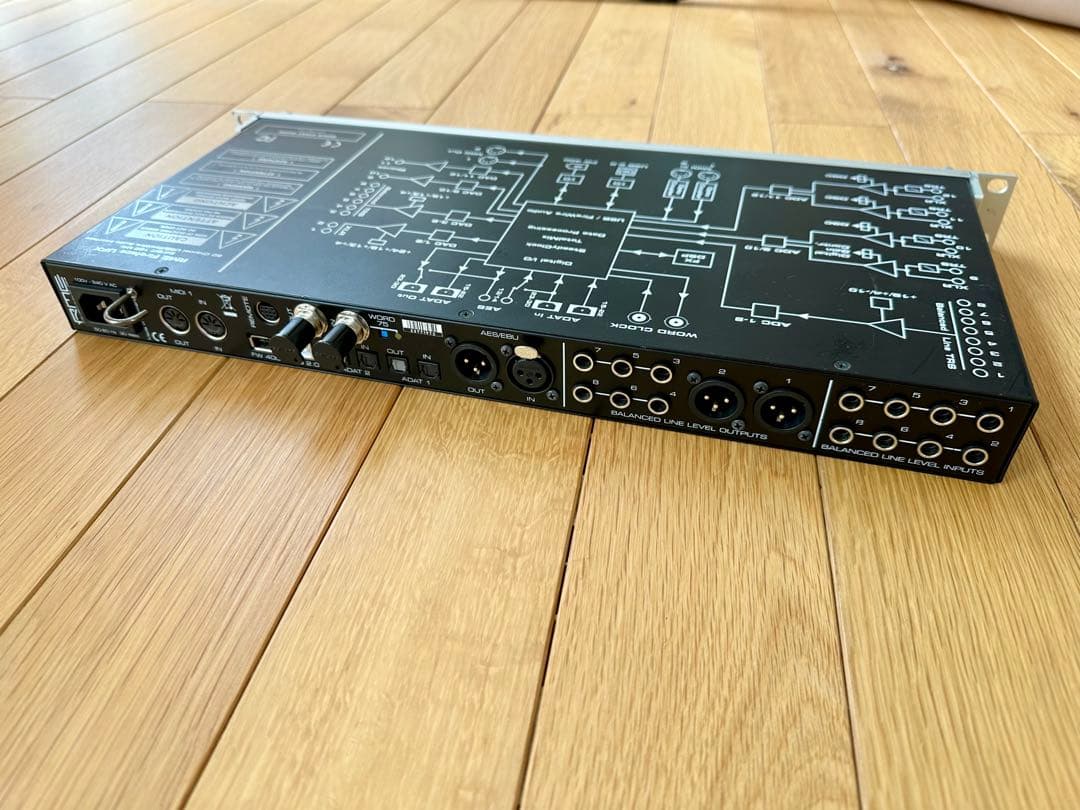 RME Fireface UFX 各種ケーブル付き