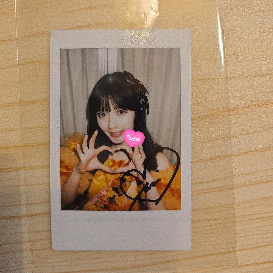 CUTIE STREET 川本笑瑠 12/7 大特典会 B賞サイン入りソロチェキ