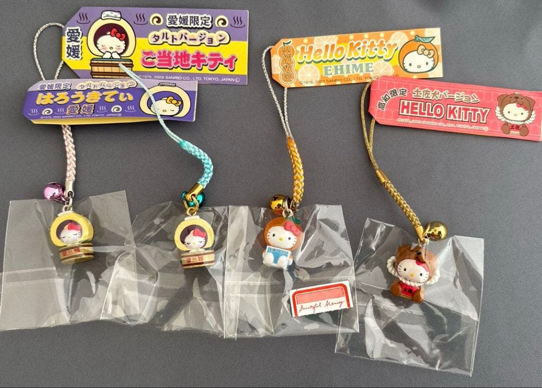 ハローキティ ご当地キティ ストラップ 根付　まとめ売り キティちゃん