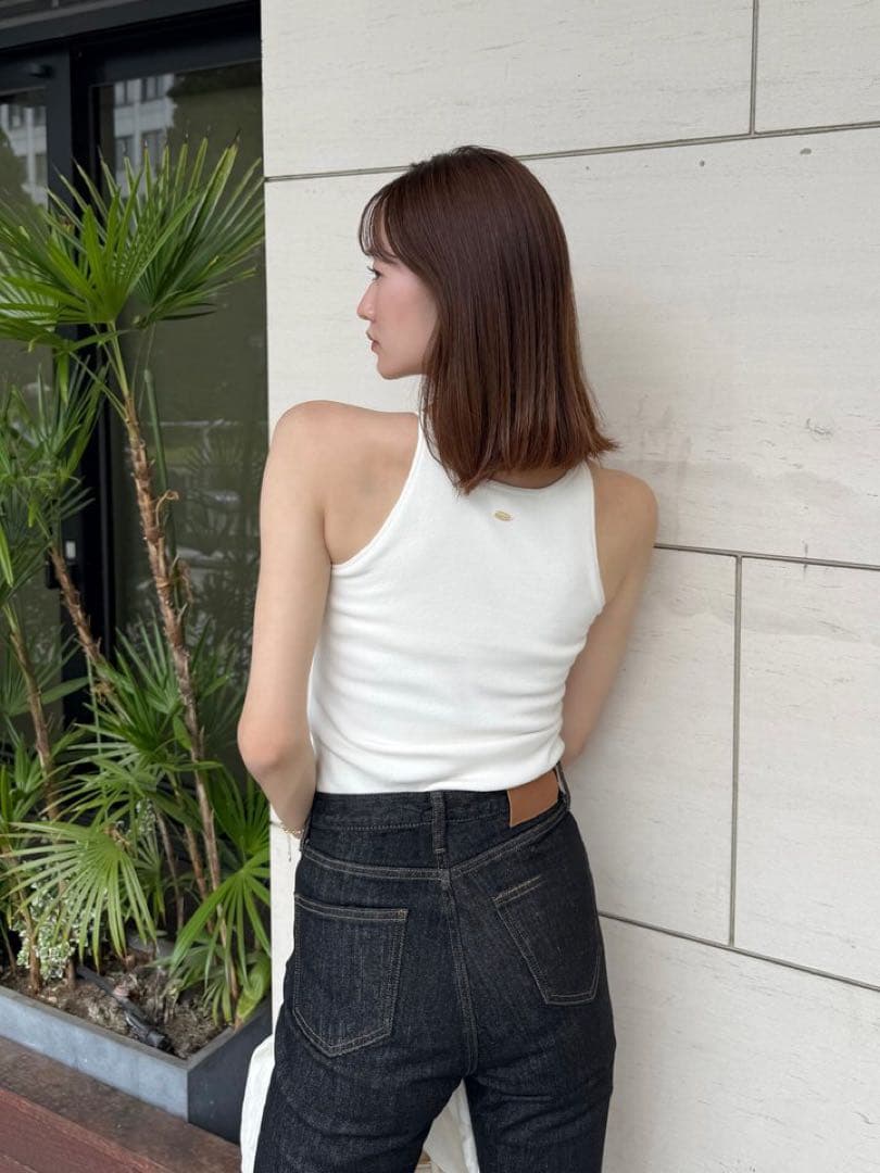 新品未使用　アニュアンス　カップインコンパクトニットトップス