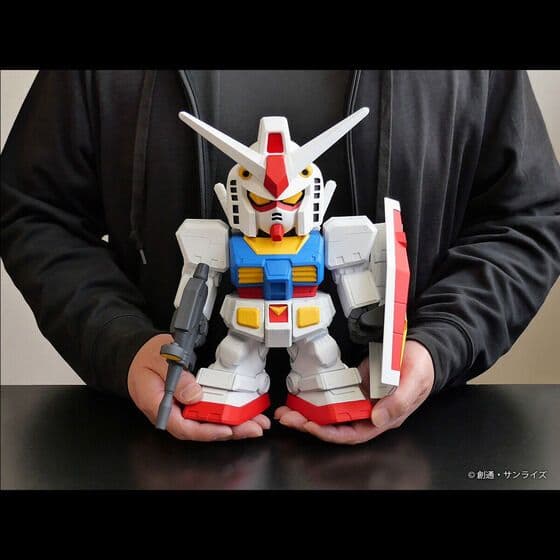 ジャンボソフビフィギュアSD　RX-78-2ガンダム プレバン限定 プレート付