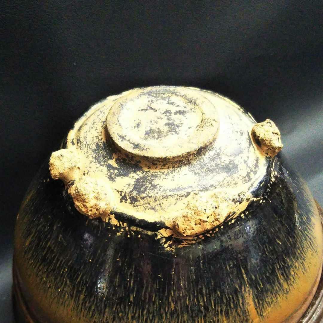 ※中国古美術/建窯窯変天目茶碗【保存箱付】