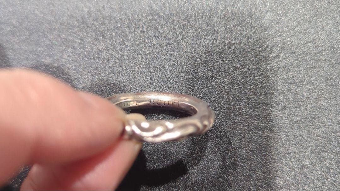 CHROME HEARTS クロムハーツ リング　指輪　スクロールバンドリング