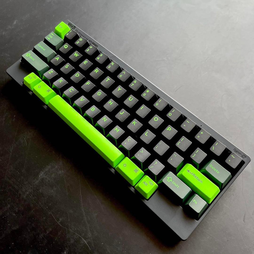 HHKB キートップセット Green キーキャップ 緑 Domikey