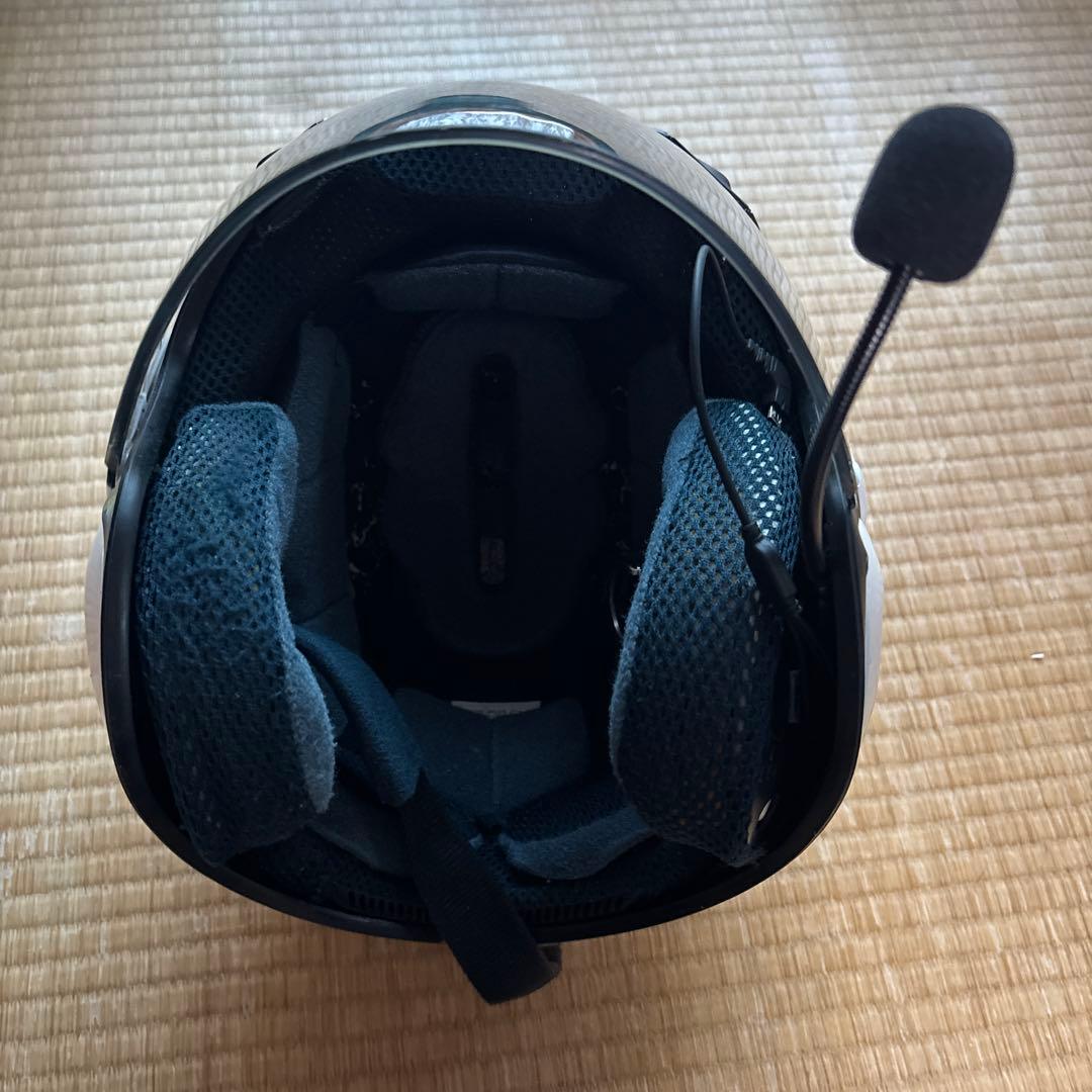 Arai ヘルメット7 ホワイト マイク付き