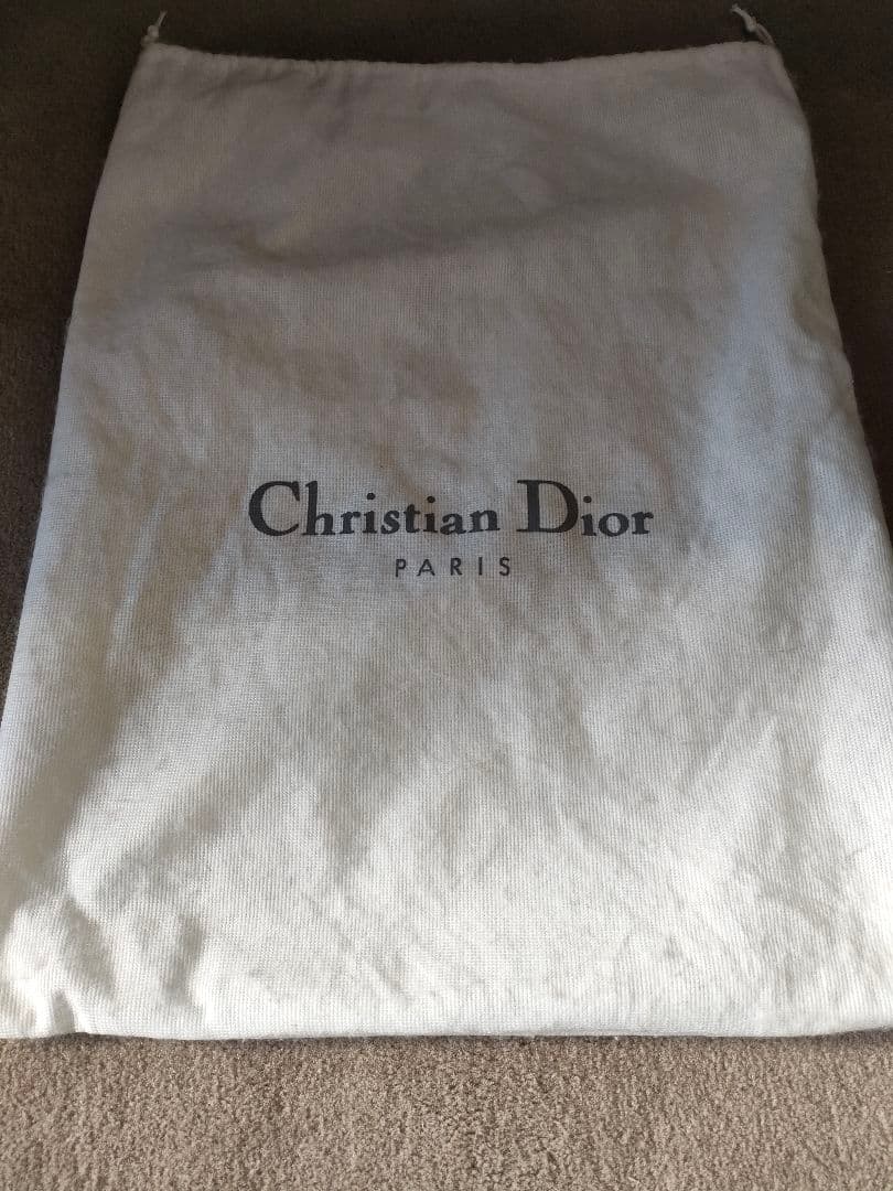 美品／希少です！　クリスチャンディオール　マリスパール　トロッター　レザー　黒