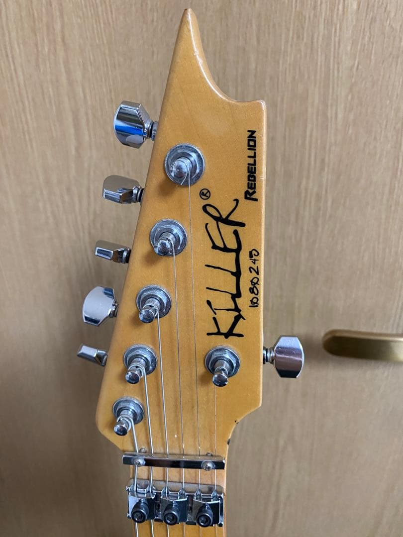 killerギター Rebellion｜ピックアップ交換：EMG81＆EMG85