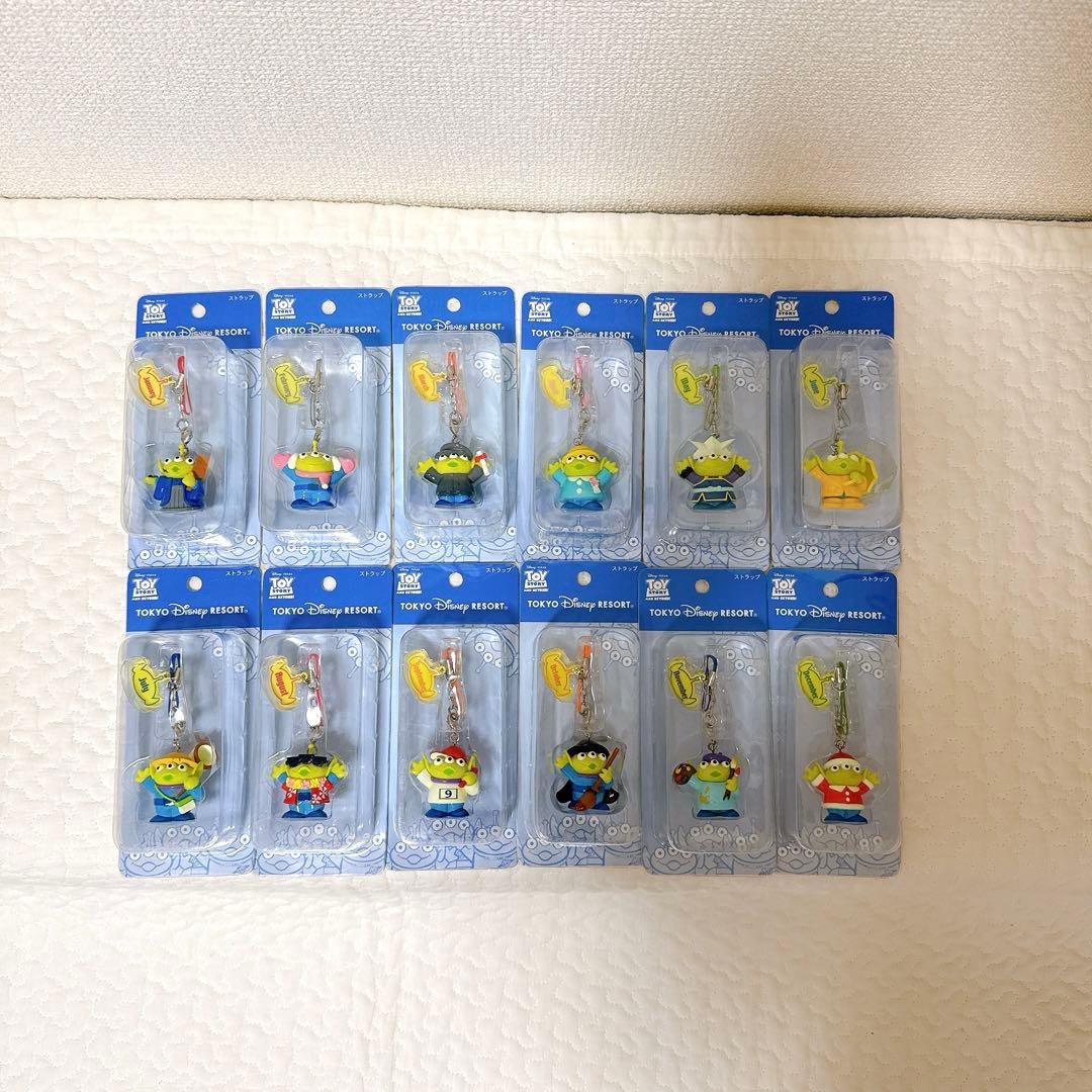 トイ・ストーリー リトルグリーンメン　マンスリーストラップ　12個セット