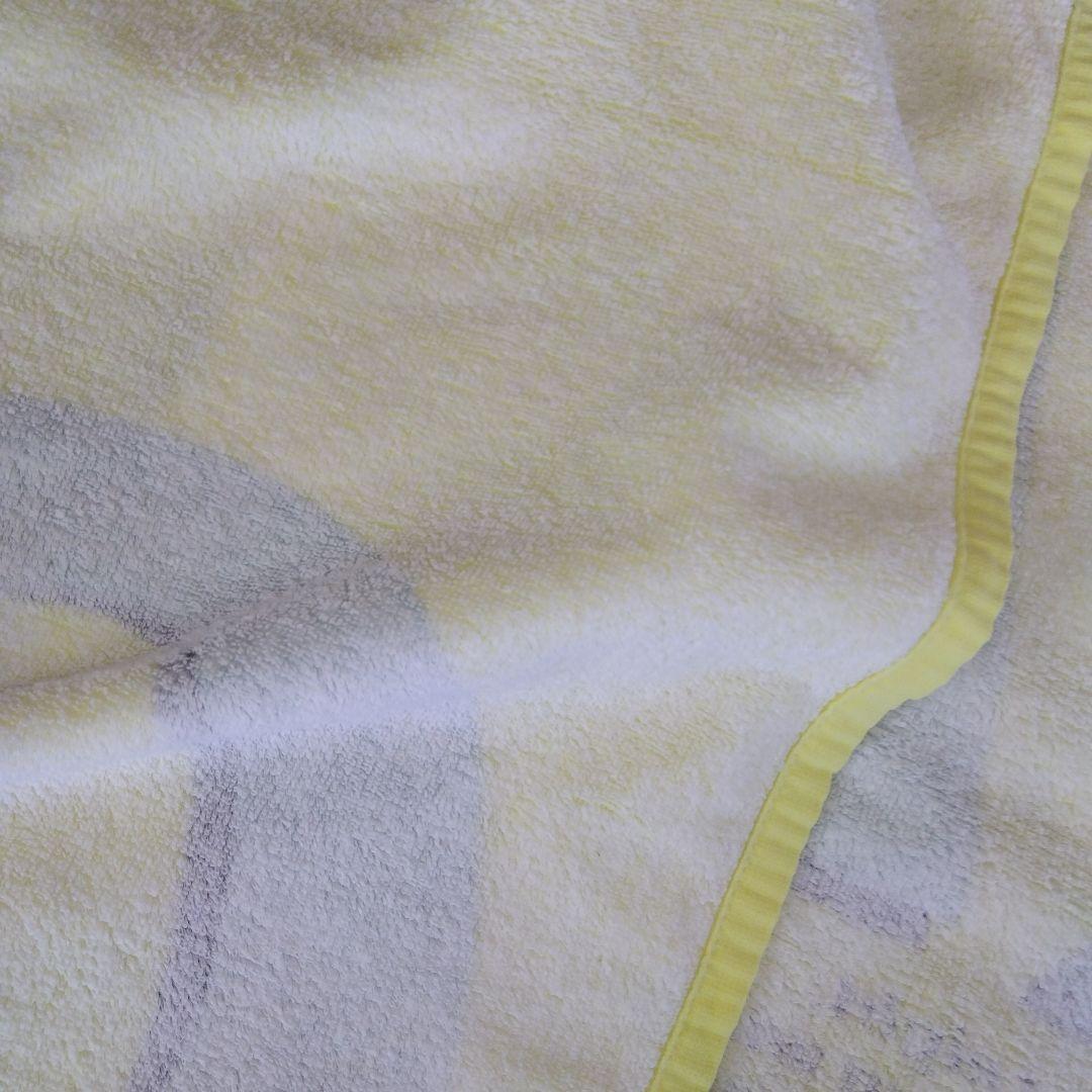 OZAKI 尾崎豊　大判バスタオル 　イエロー　38年以上前製　☆お値下げ☆