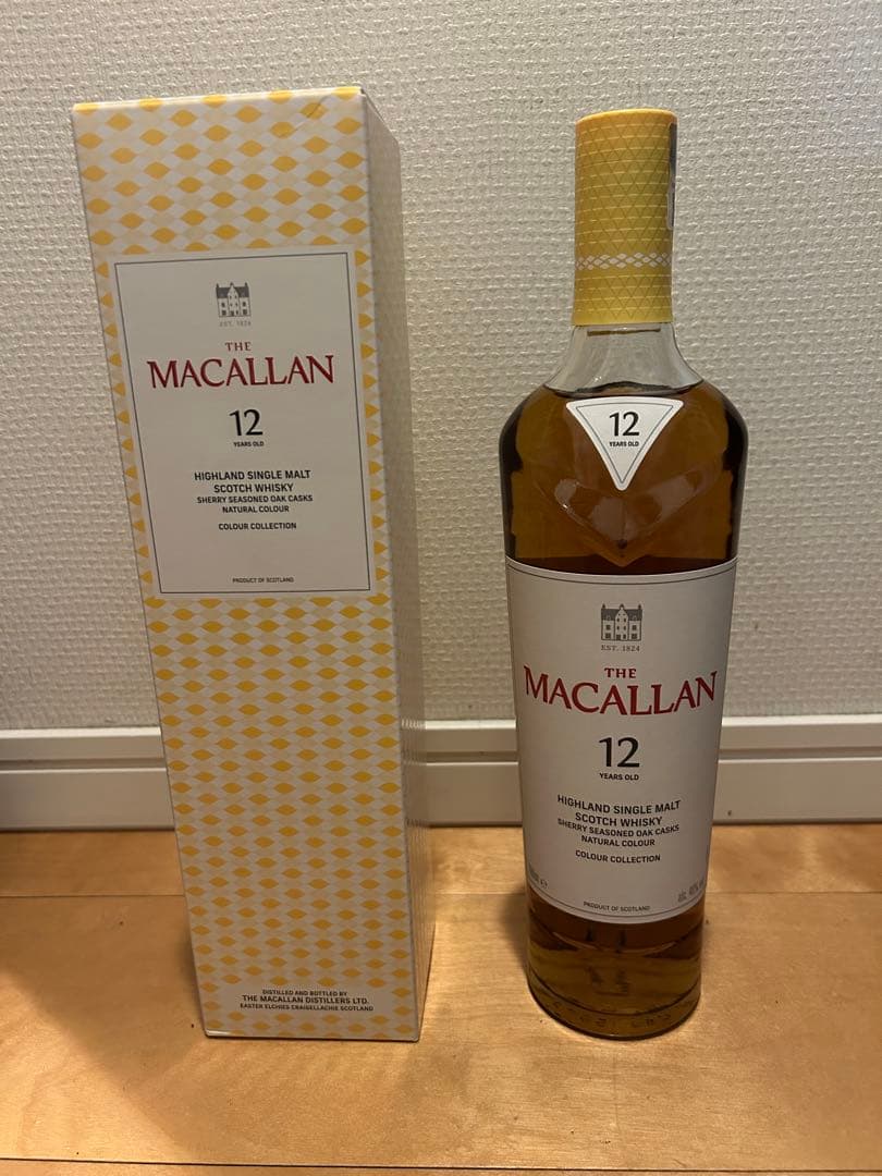 THE MACALLAN カラーコレクション12年、40度、700ml 、未開封