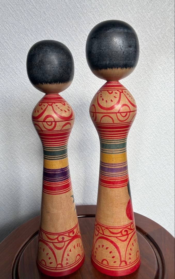 奥瀬鉄則　1980年前半　津軽系　温湯伝統こけし　昭和レトロ